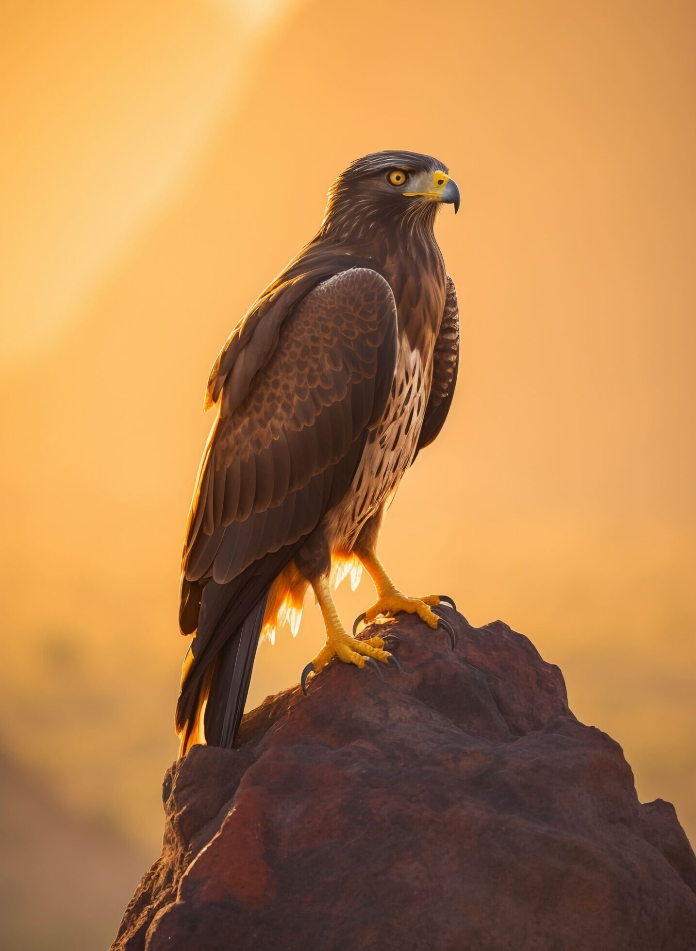 beautiful hawk nature